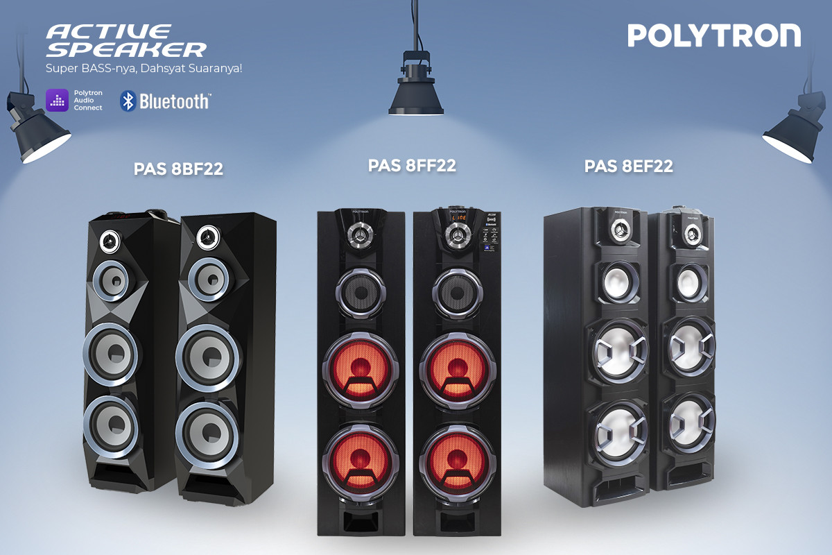 Speaker baru Polytron punya perekam suara dan efek reverb